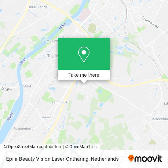 Epila-Beauty Vision Laser-Ontharing map