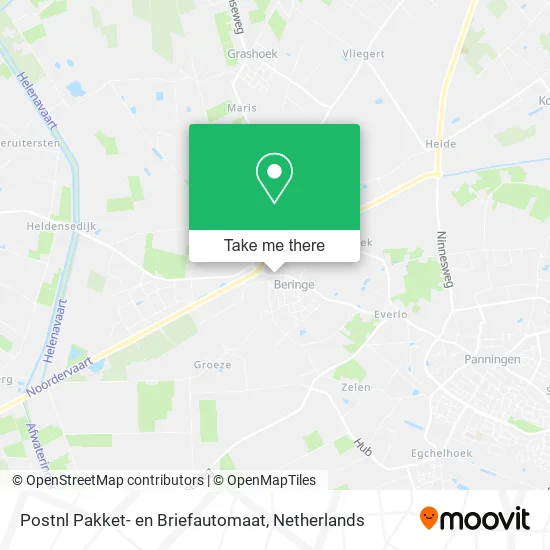Postnl Pakket- en Briefautomaat map