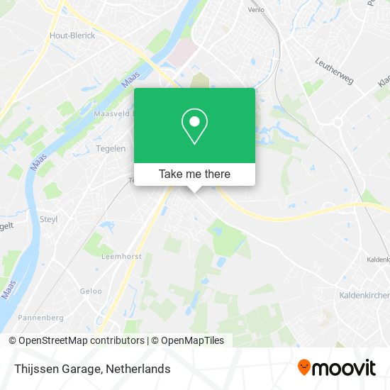 Thijssen Garage map