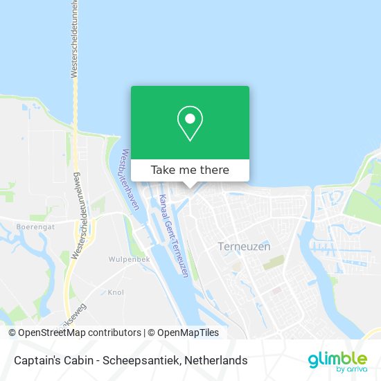 Captain's Cabin - Scheepsantiek map