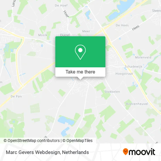Marc Gevers Webdesign map