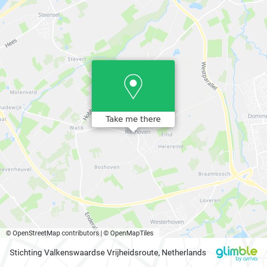 Stichting Valkenswaardse Vrijheidsroute Karte