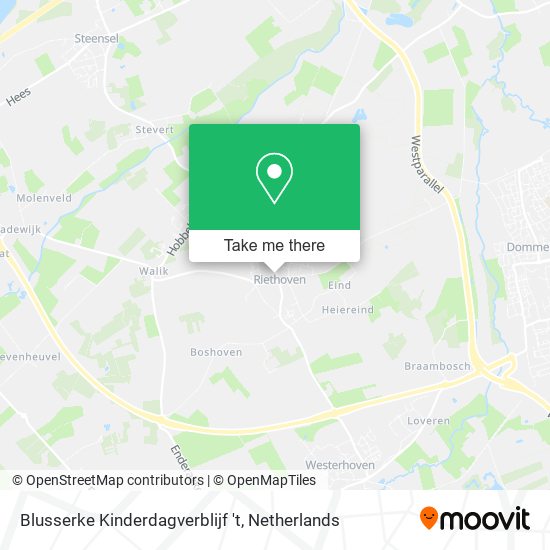 Blusserke Kinderdagverblijf 't map