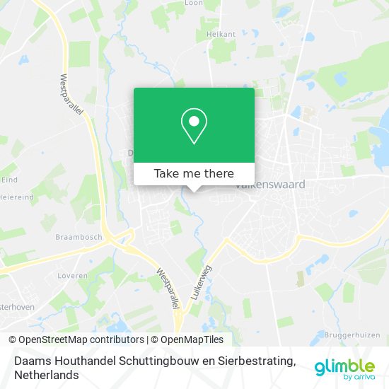 Daams Houthandel Schuttingbouw en Sierbestrating map