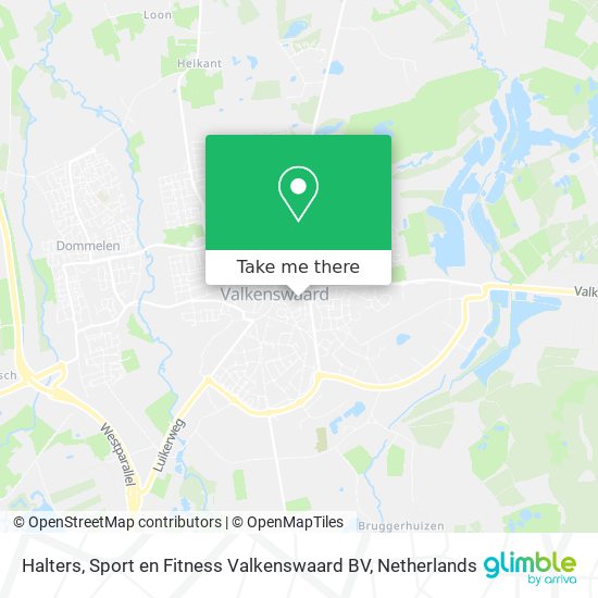 Halters, Sport en Fitness Valkenswaard BV Karte