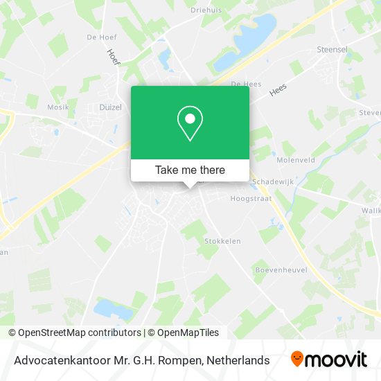 Advocatenkantoor Mr. G.H. Rompen map