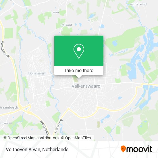 Velthoven A van map