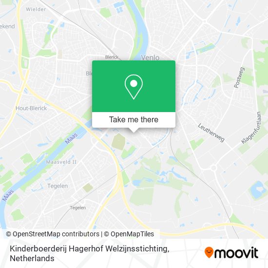 Kinderboerderij Hagerhof Welzijnsstichting map