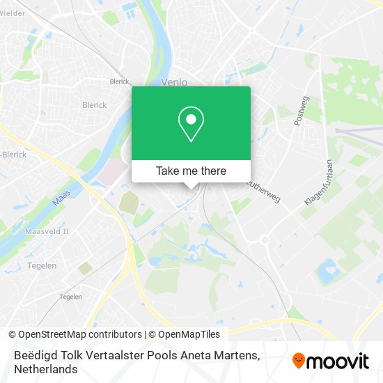 Beëdigd Tolk Vertaalster Pools Aneta Martens map