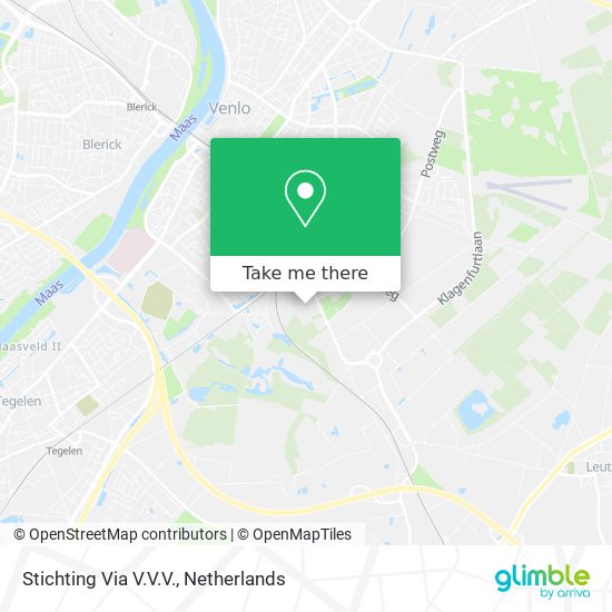 Stichting Via V.V.V. map