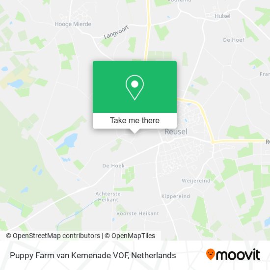 Puppy Farm van Kemenade VOF map