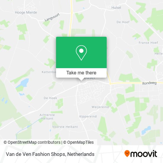 Van de Ven Fashion Shops map
