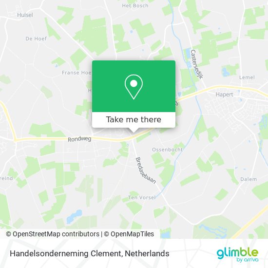 Handelsonderneming Clement map