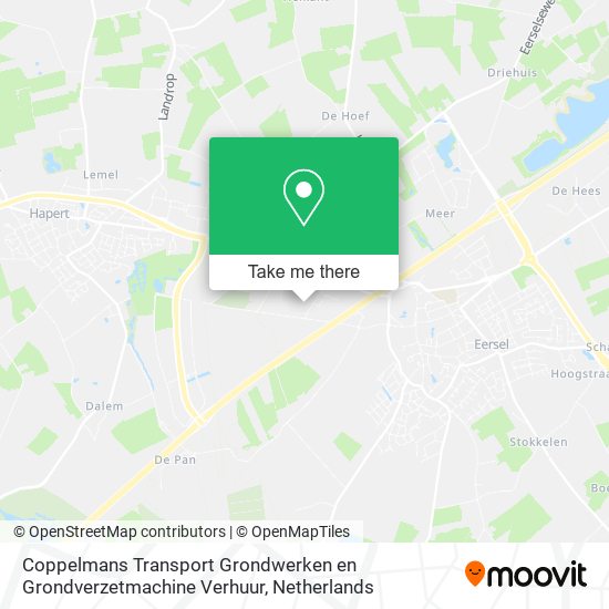 Coppelmans Transport Grondwerken en Grondverzetmachine Verhuur Karte