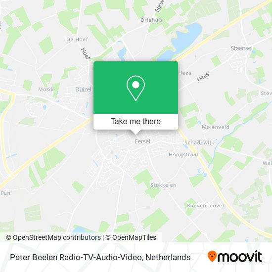 Peter Beelen Radio-TV-Audio-Video Karte
