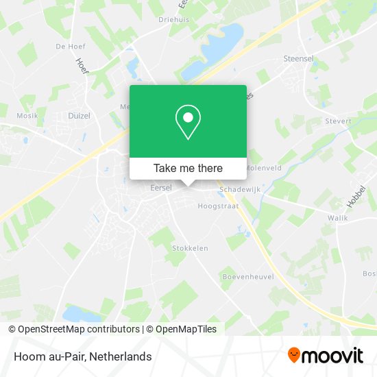 Hoom au-Pair map