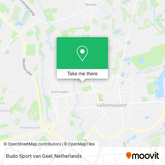 Budo Sport van Geel map