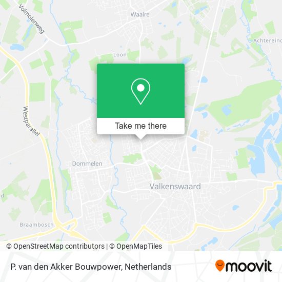 P. van den Akker Bouwpower map