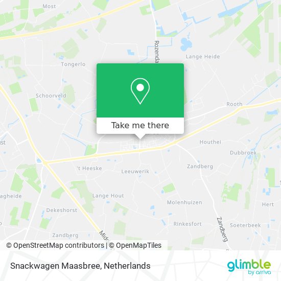 Snackwagen Maasbree map