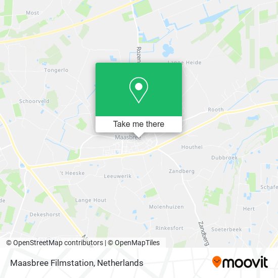 Maasbree Filmstation map