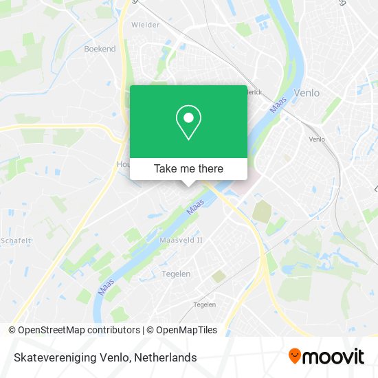 Skatevereniging Venlo map