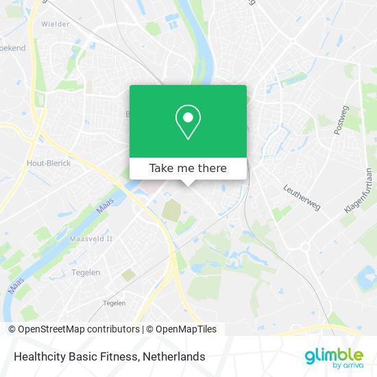 Healthcity Basic Fitness map