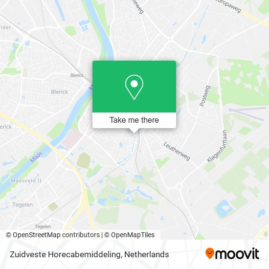 Zuidveste Horecabemiddeling map