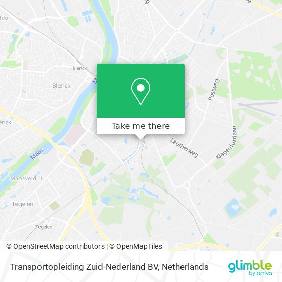 Transportopleiding Zuid-Nederland BV map