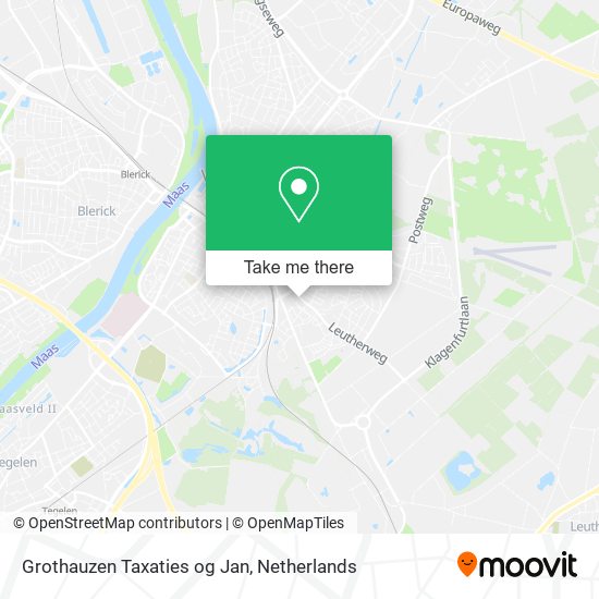 Grothauzen Taxaties og Jan map