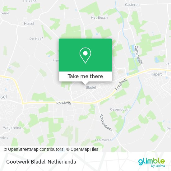 Gootwerk Bladel map