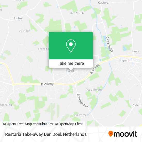 Restaria Take-away Den Doel map