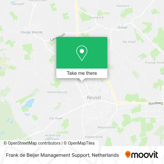 Frank de Beijer Management Support map
