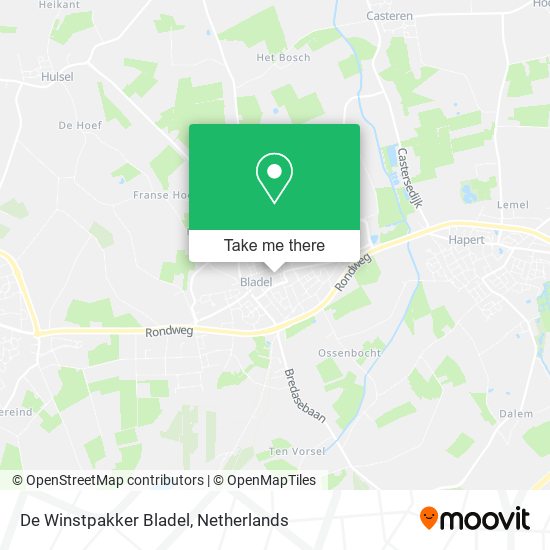 De Winstpakker Bladel map