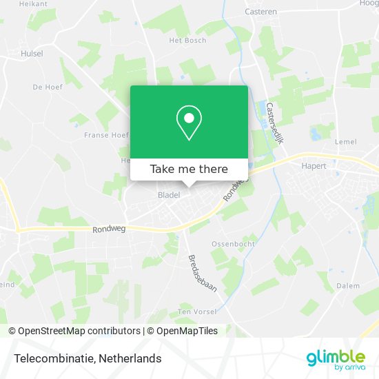 Telecombinatie map