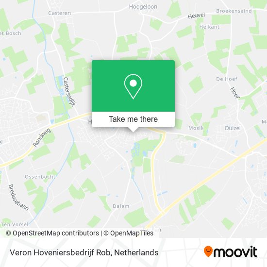 Veron Hoveniersbedrijf Rob map