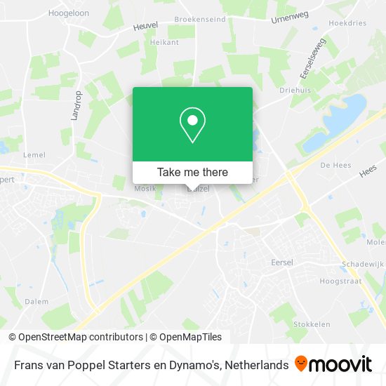 Frans van Poppel Starters en Dynamo's map