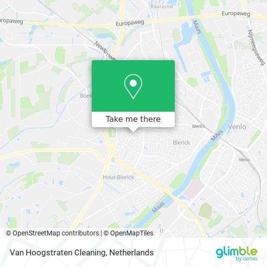 Van Hoogstraten Cleaning Karte