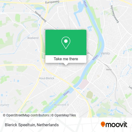 Blerick Speeltuin map