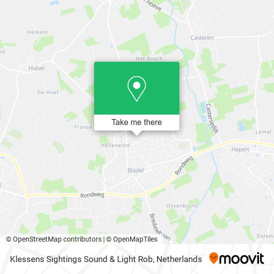 Klessens Sightings Sound & Light Rob map