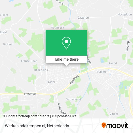 Werkenindekempen.nl map