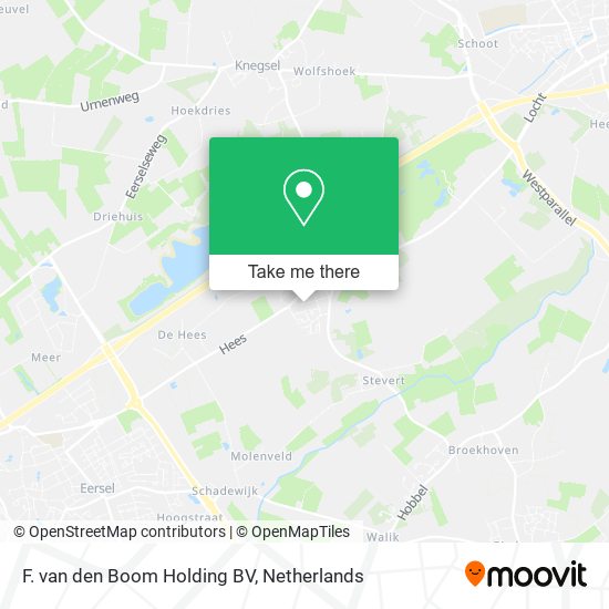 F. van den Boom Holding BV map