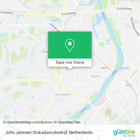 John Janssen Stukadoorsbedrijf map