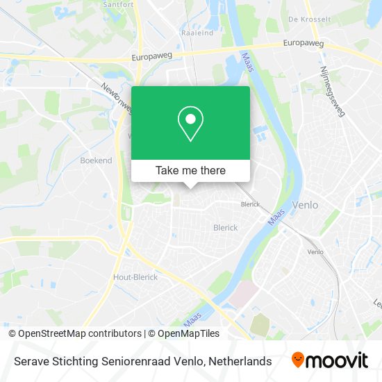 Serave Stichting Seniorenraad Venlo Karte