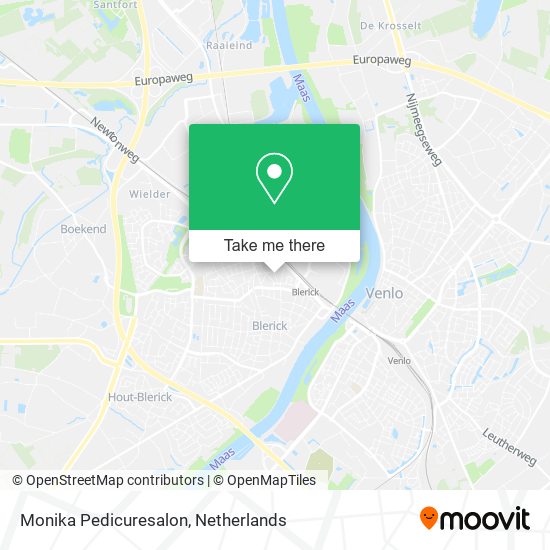 Monika Pedicuresalon map