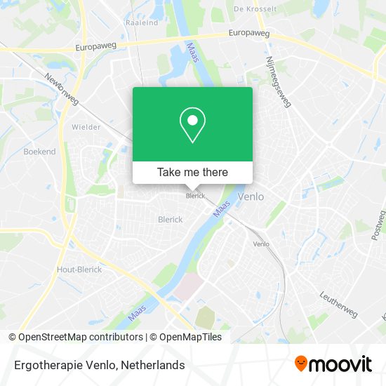 Ergotherapie Venlo map
