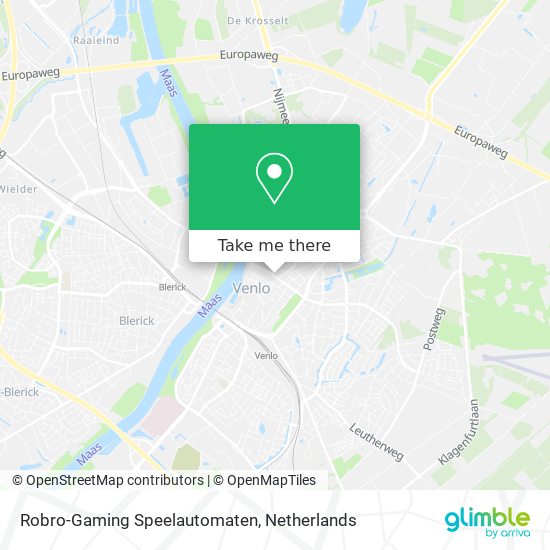 Robro-Gaming Speelautomaten map