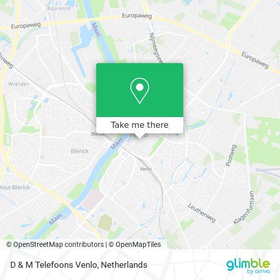 D & M Telefoons Venlo map