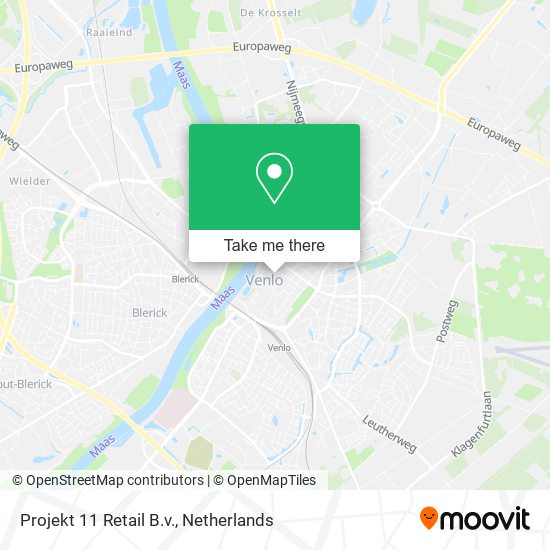 Projekt 11 Retail B.v. map