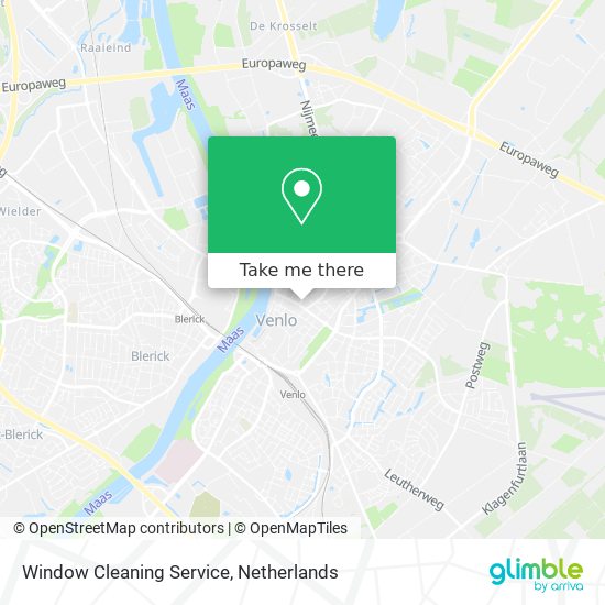 Window Cleaning Service map