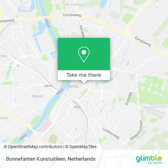 Bonnefanten Kunstuitleen Karte